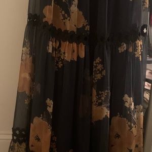 Sachin and Babi floral organza gown